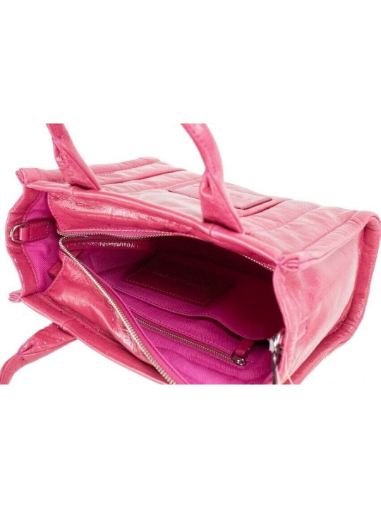 Crossbody Bags The Shiny Crinkle Mini Tote Magenta Leather Crossbody Handbag Purse 490,00 € 0196611005869 | Planet-Deluxe