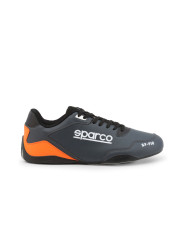 Graue und orangefarbene Rennschuhe Sparco