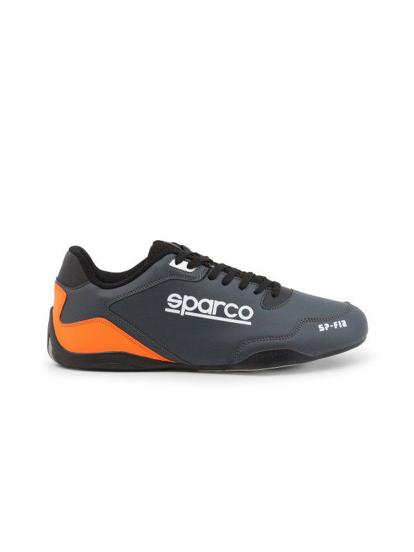 Graue und orangefarbene Rennschuhe Sparco Graue und orangefarbene Rennschuhe Sparco