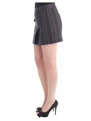Skirts Chic Wool Blend Mini Skirt in Gray 180,00 € 8034166557582 | Planet-Deluxe