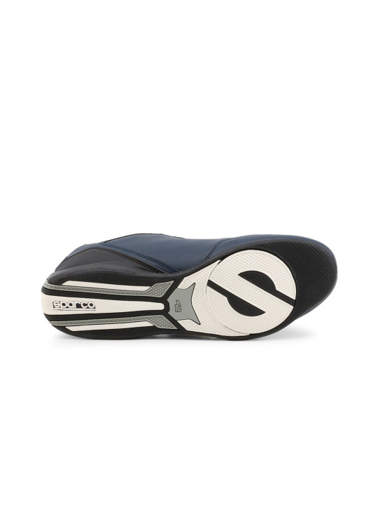 Dunkle marineblaue Sparco Rennschuhe