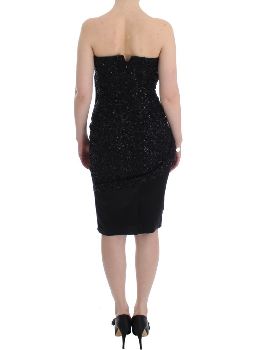 Dresses Elegant Strapless Black Dress 720,00 € 7333413045706 | Planet-Deluxe