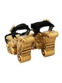 Sandals Baroque Velvet Heels in Black and Gold 3.500,00 € 8050246186732 | Planet-Deluxe