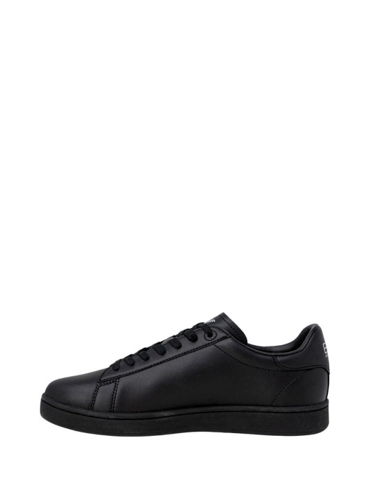 Schwarze Ea7 225332 Ledersneakers