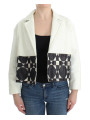 Jackets & Coats Exclusive Black &amp White Leather Jacket 1.250,00 € 7333413041524 | Planet-Deluxe
