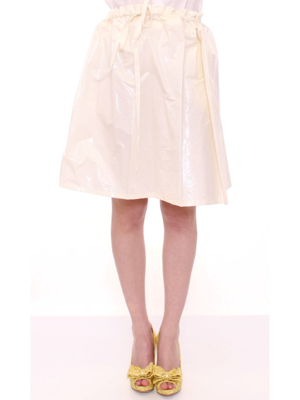 Skirts Elegant White Tie-Waist Skirt 320,00 € 8058091151449 | Planet-Deluxe