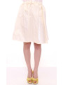 Skirts Elegant White Tie-Waist Skirt 320,00 € 8058091151449 | Planet-Deluxe