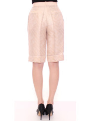 Shorts Exclusive Beige Brocade Above Knee Shorts 390,00 € 7333413010223 | Planet-Deluxe