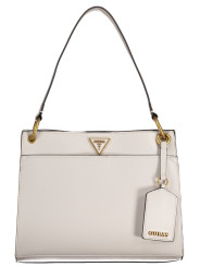 Handbags Chic Gray Polyurethane Shoulder Bag with Logo 210,00 € 190231706243 | Planet-Deluxe