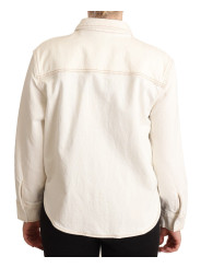 Tops & T-Shirts Elegant White Long Sleeve Collared Polo Top 100,00 € 5400898465410 | Planet-Deluxe