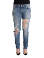 Jeans & Pants Chic Distressed Denim Skinny Jeans 1.000,00 € 8057155813834 | Planet-Deluxe