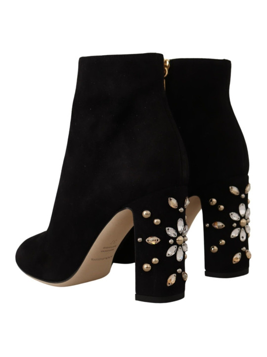 Boots Elegant Suede Ankle Boots with Crystal Embellishment 1.600,00 € 8053286088783 | Planet-Deluxe