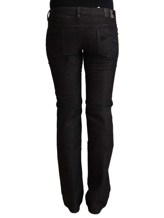Jeans & Pants Chic Low Waist Skinny Black Denim Jeans 300,00 € 8033584672617 | Planet-Deluxe