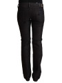 Jeans & Pants Chic Low Waist Skinny Black Denim Jeans 300,00 € 8033584672617 | Planet-Deluxe