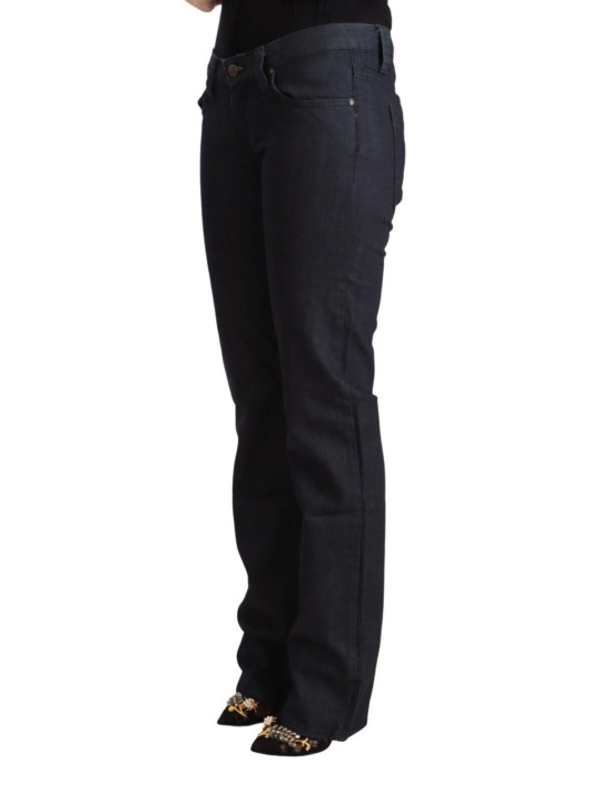 Jeans & Pants Chic Dark Blue Low Waist Straight Denim 300,00 € 7333413044181 | Planet-Deluxe