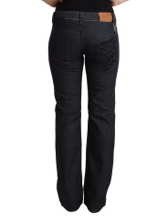 Jeans & Pants Chic Dark Blue Low Waist Straight Denim 300,00 € 7333413044181 | Planet-Deluxe