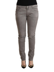 Jeans & Pants Sleek Gray Skinny Low Waist Jeans 250,00 € 8058301886283 | Planet-Deluxe