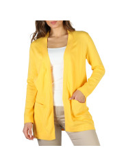 Gelbe Bluse mit Taschen