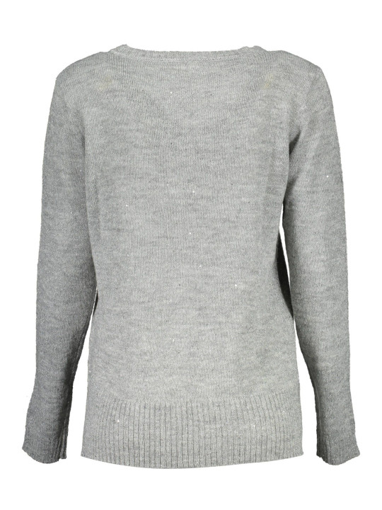 Sweaters Elegant Long-Sleeved V-Neck Sweater 130,00 € 593756188066 | Planet-Deluxe