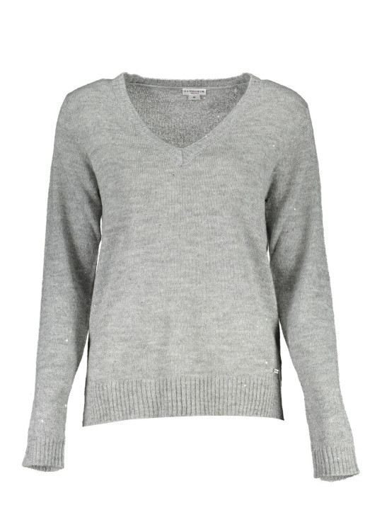 Sweaters Elegant Long-Sleeved V-Neck Sweater 130,00 € 593756188066 | Planet-Deluxe