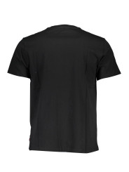 T-Shirts Sleek Black Cotton Crew Neck Tee 50,00 € 5415211983649 | Planet-Deluxe