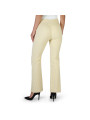 Gelbe Businesshose mit dezenter Textur