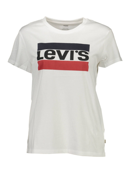 Tops & T-Shirts Elegant Cotton Logo Tee with Print Detail 50,00 € 5400537486271 | Planet-Deluxe