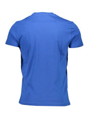 T-Shirts Elevated Blue Crew Neck Cotton Tee 50,00 € 8056594365515 | Planet-Deluxe