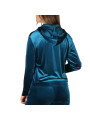 Bodyboo Petrol Blau Velour Trainingsanzug