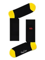 Schwarze Socken mit Beatles-Logo