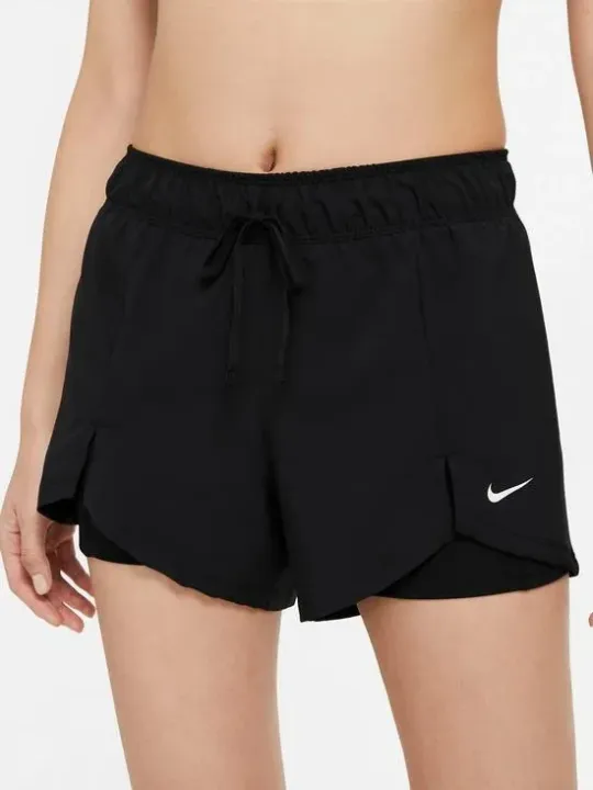 Nike schwarze Damen Laufshorts