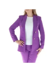 Goldknopf-Blazer mit tailliertem Schnitt