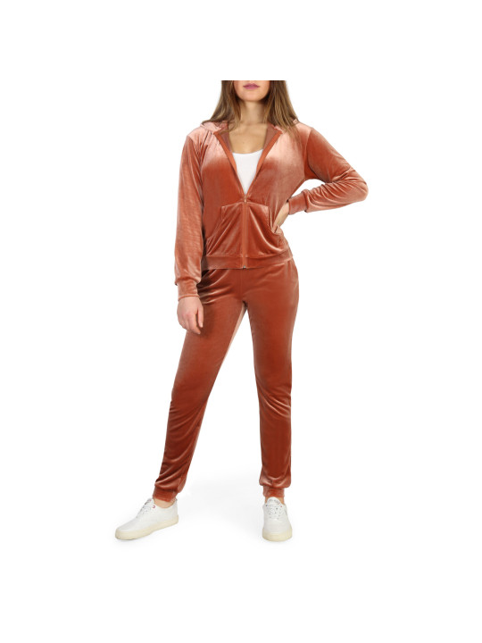 Sienna brauner Velour Trainingsanzug Frau Sienna brauner Velour Trainingsanzug Frau