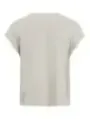 Off-weißes T-Shirt mit kurzen Ärmeln