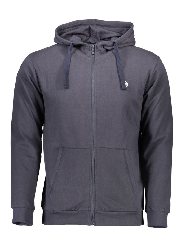 Sweaters Blue Hooded Zip-Up Cotton Sweater 90,00 € 8059300591253 | Planet-Deluxe