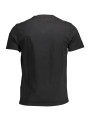 T-Shirts Elegant V-Neck Black Cotton Tee 40,00 € 5400816655503 | Planet-Deluxe
