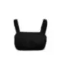 Schwarzes Rüschen-Crop-Top Only
