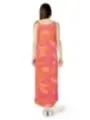 Tropisches Maxikleid mit Schleifendetails