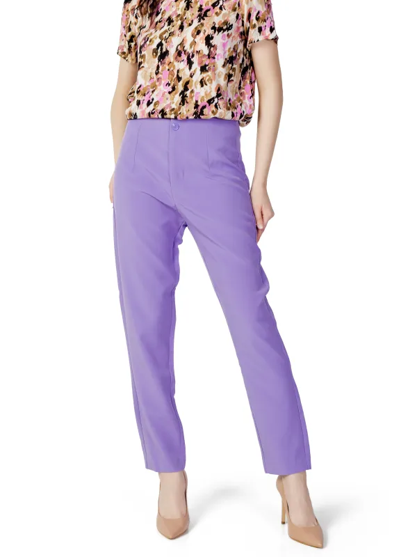 Lila Only Hose mit hoher Taille Lila Only Hose mit hoher Taille