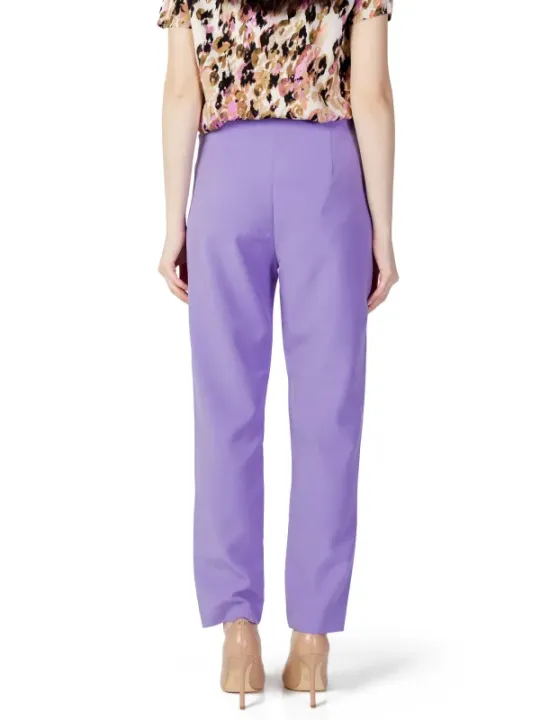 Rosa Hose mit hoher Taille