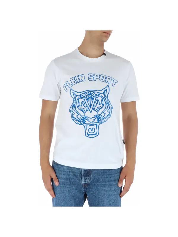 Tiger-Kopf Plein Sport T-Shirt Tiger-Kopf Plein Sport T-Shirt