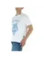 Weißes Plein Sport Tiger T-Shirt