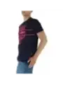Navy Plein Sport Flügel Logo T-Shirt