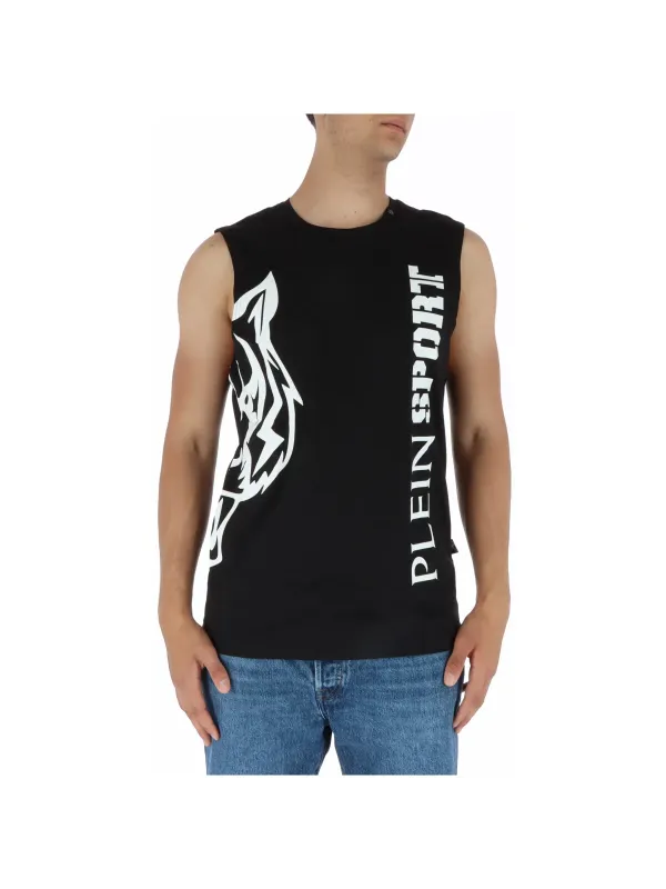 Schwarzes Plein Sport Tanktop mit Logo