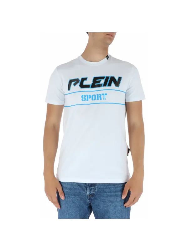 Weißes Plein Sport Logo T-Shirt Weißes Plein Sport Logo T-Shirt