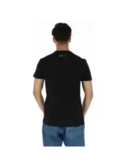 Schwarzes Baumwoll-T-Shirt Plein Sport