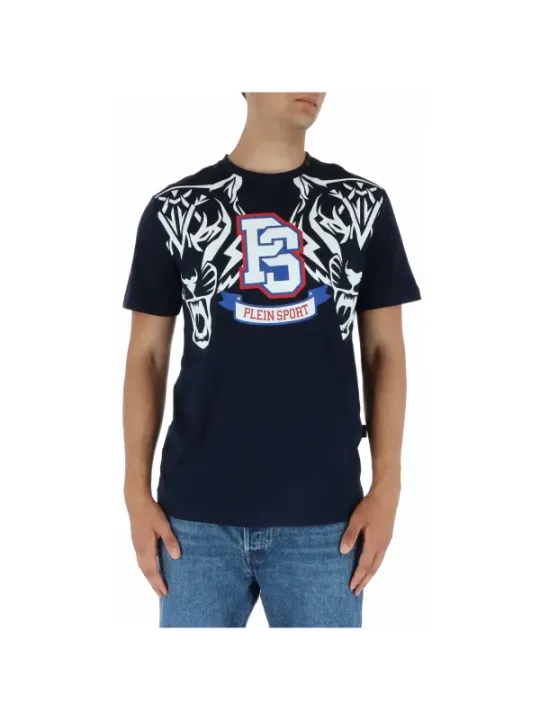 Tiger-Muster Plein Sport T-Shirt