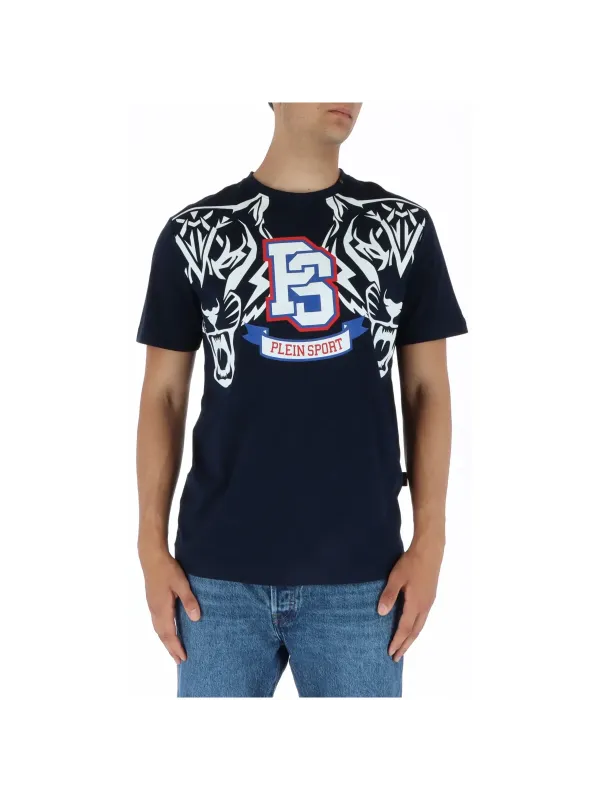 Tiger-Muster Plein Sport T-Shirt Tiger-Muster Plein Sport T-Shirt