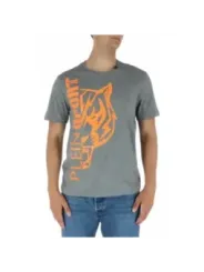 Graues Plein Sport Tiger Logo T-Shirt