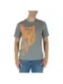 Graues Plein Sport Tiger Logo T-Shirt
